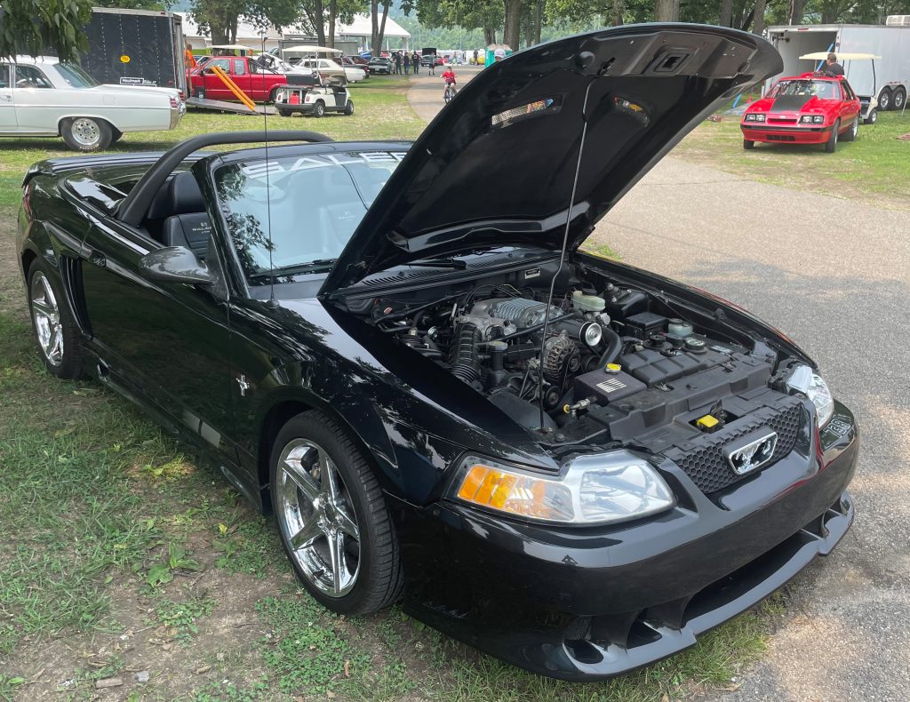 black saleen sn95 new edge ford mustang
