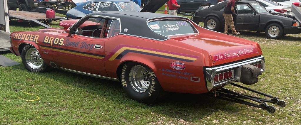 vintage mercuy cougar nostalgia drag racer pro stock