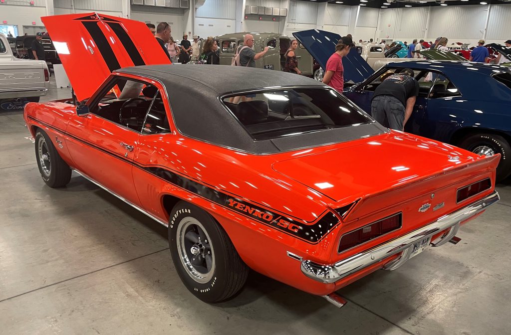 rear quarter view of a 1969 yenko camaro copo 427 sc