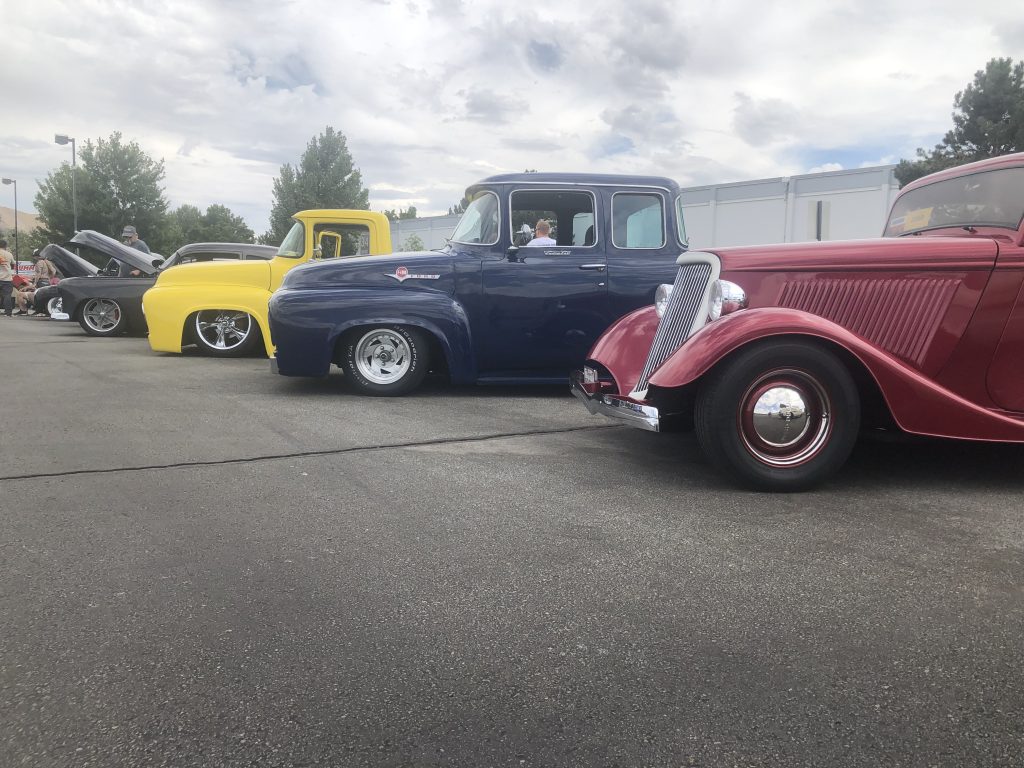 Custom vehicle front ends at Summit Racing Show-n-Shine, Hot August Nights.