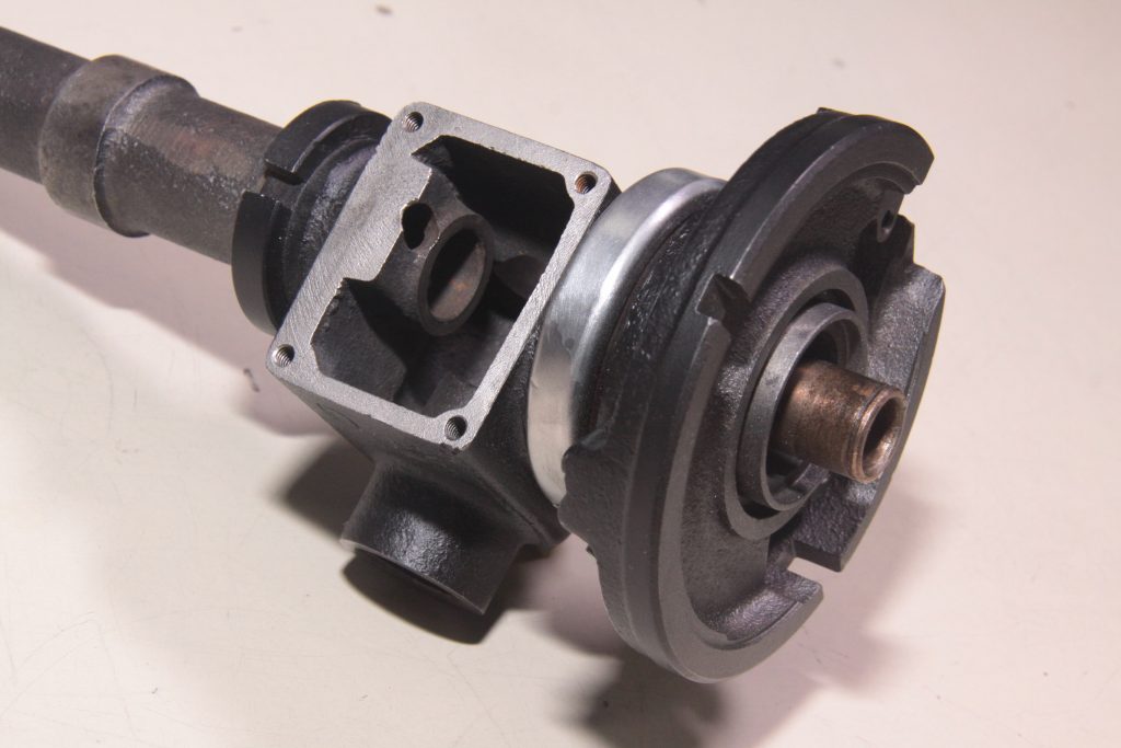 top of a gm fuelie delco distributor during rebuild