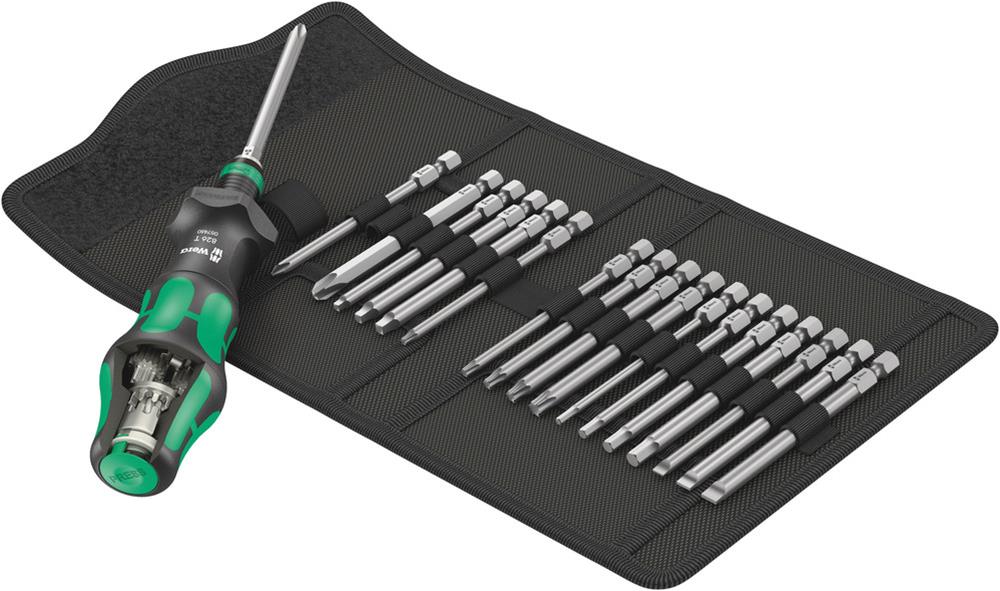 wera torque screwdriver with tool bit roll