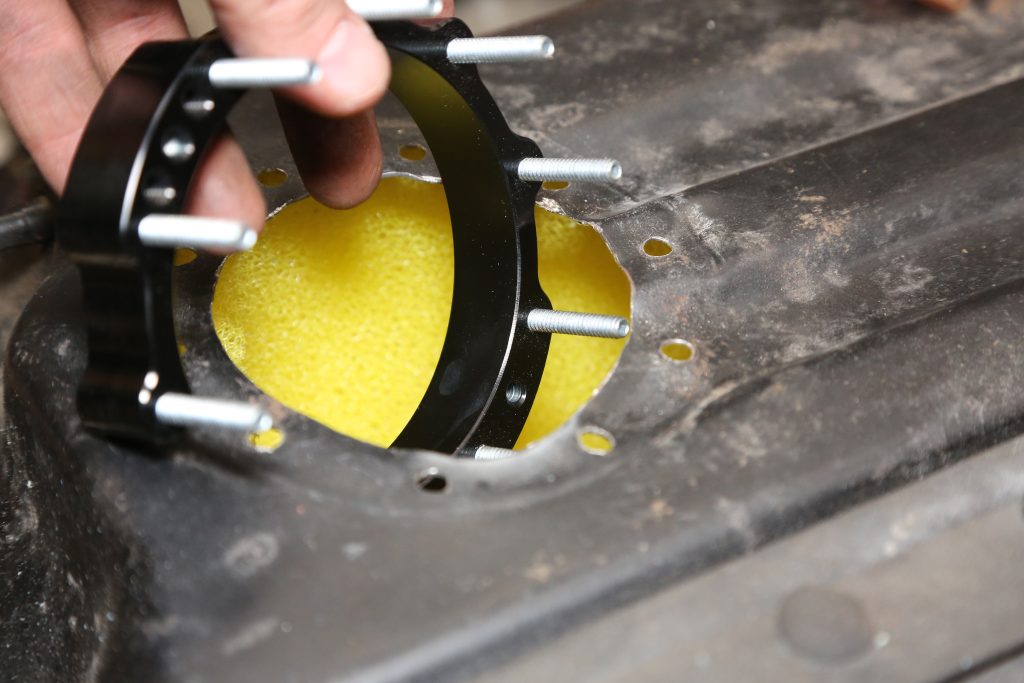 installing collar for in-tank fuel pump retrofit