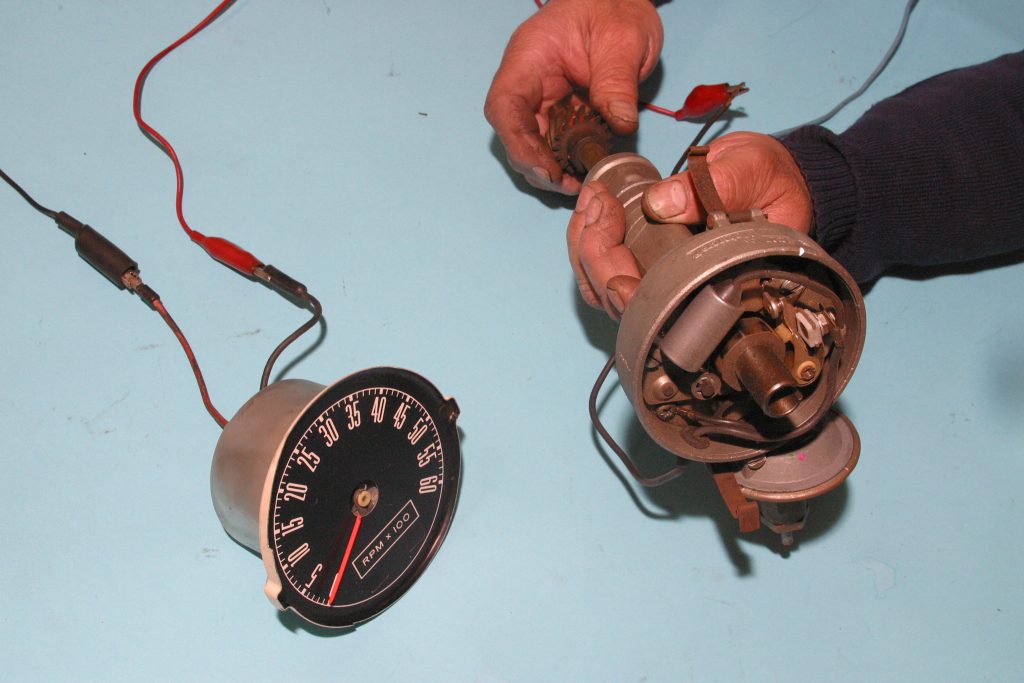 bench testing a distributor-driven tachometer