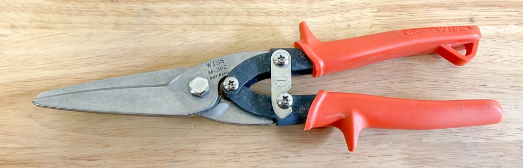 a vintage set of wiss tin snips