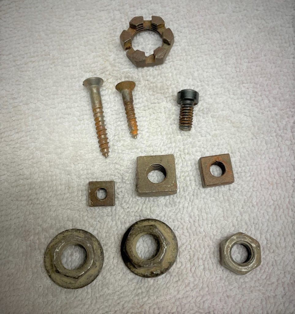 cleaned hardware assortment