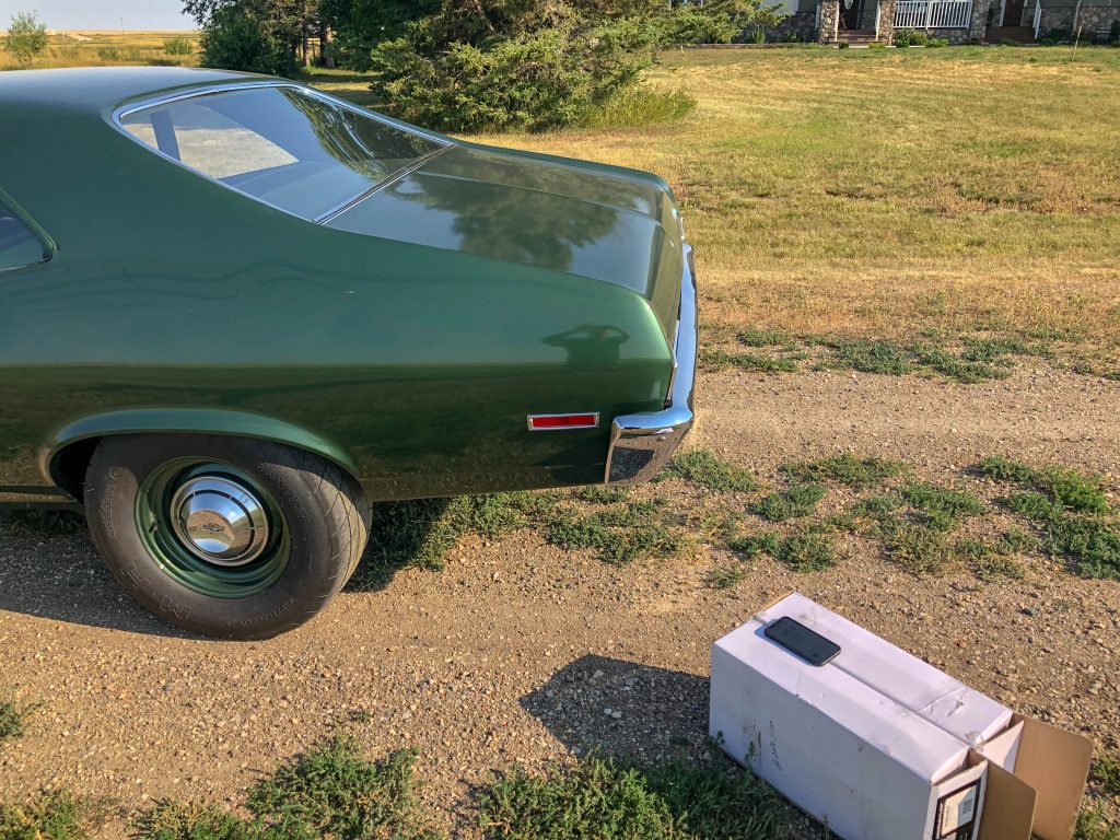 testing a car's exhaust & muffler loudness with a phone app