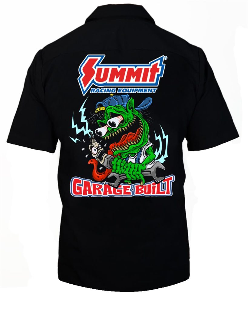 spark monster work shirt