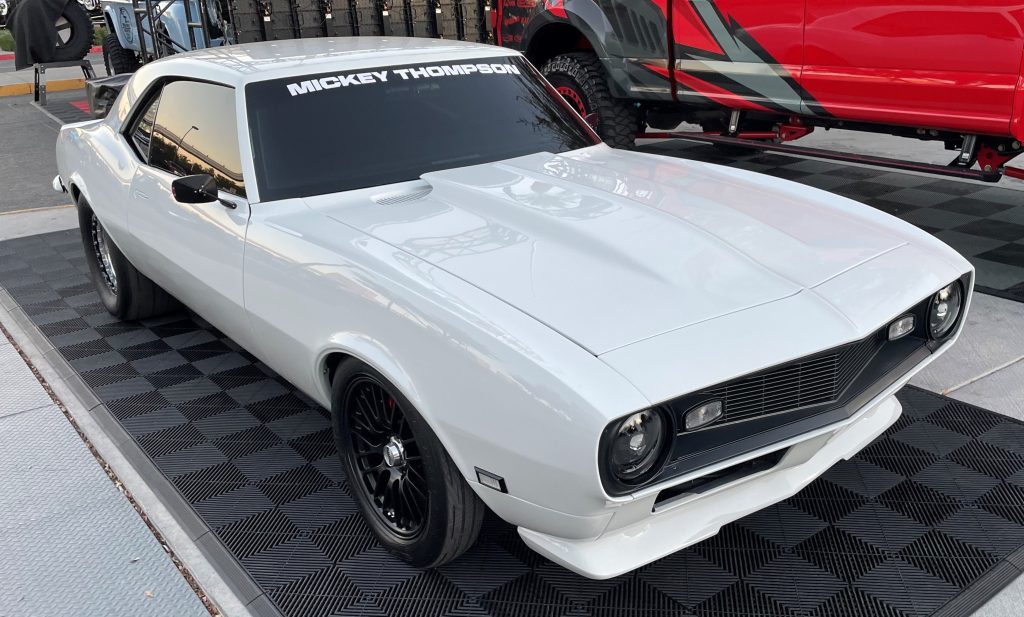 white custom 1968 chevy camaro
