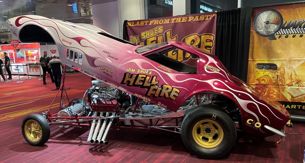 early c3 corvette funny car
