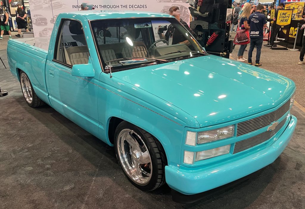 lowered chevy 1500 sport truck