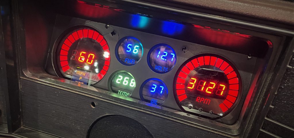 Intellitronix G Body Chevy LED RGB Gauge Panel