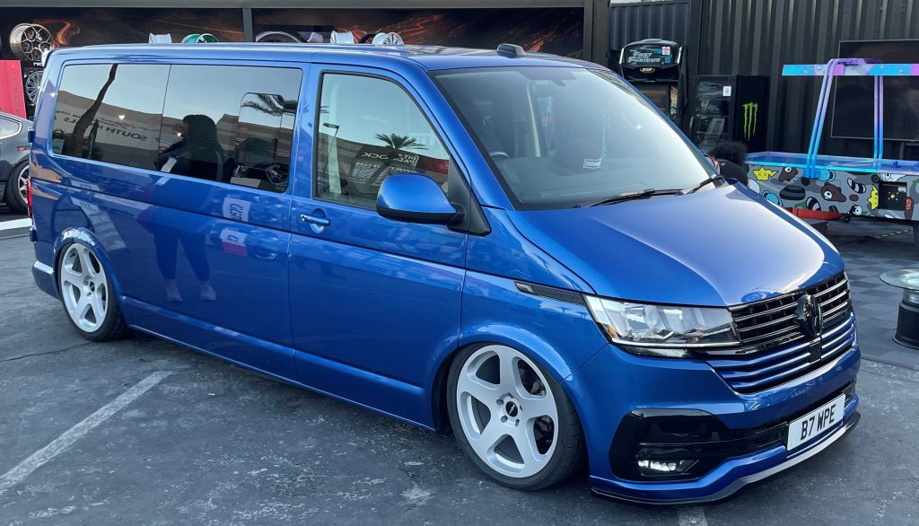 lowered volkswagen eurovan