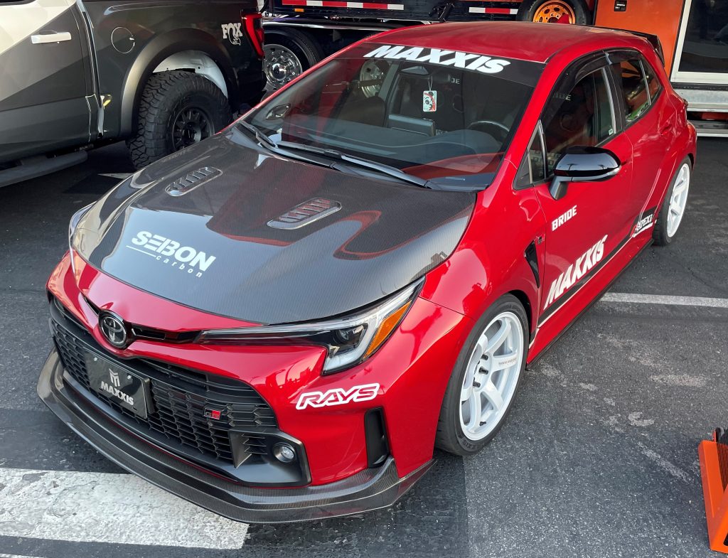 toyota corolla gr, red
