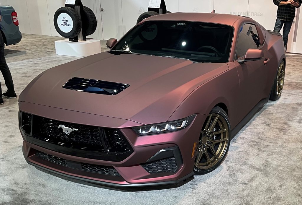 2024 ford mustang with vinyl wrap