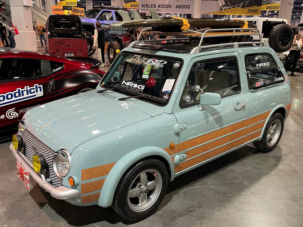 custom nissan pao surf wago from pike factory