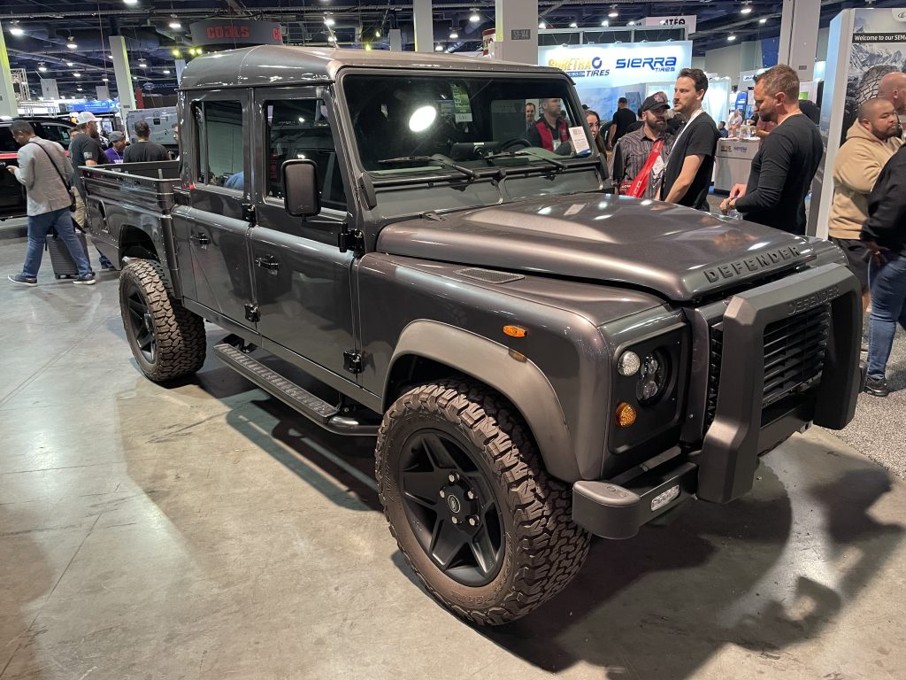 land rover defender truck