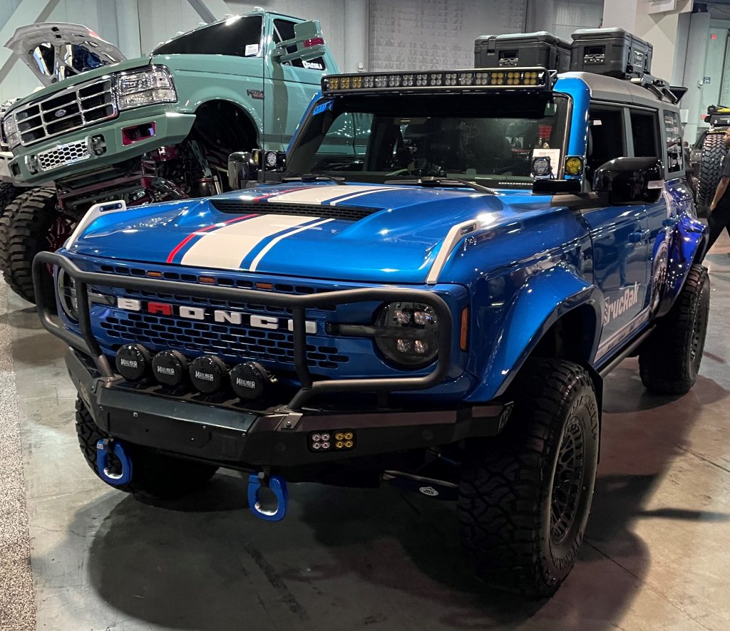 late model ford bronco overlanding rig