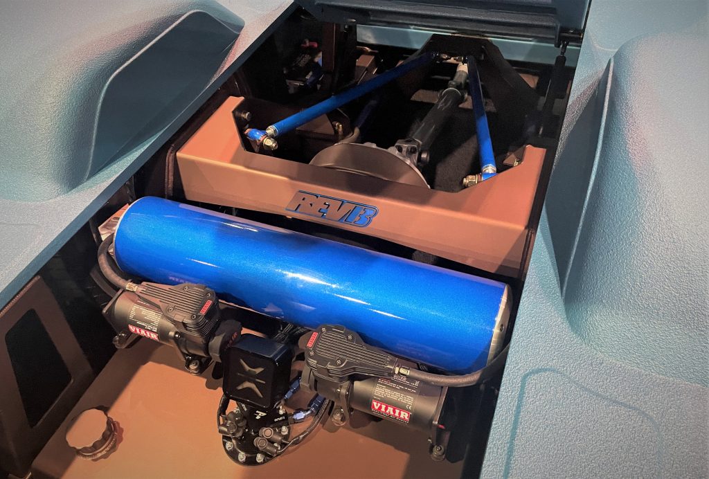 customized 1969 chevy C10 restomod lowrider, rear air system