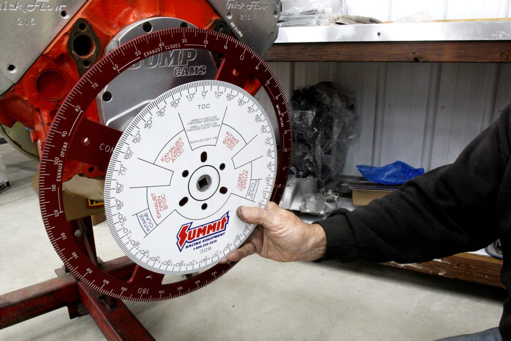 comparing camshaft degree wheel sizes