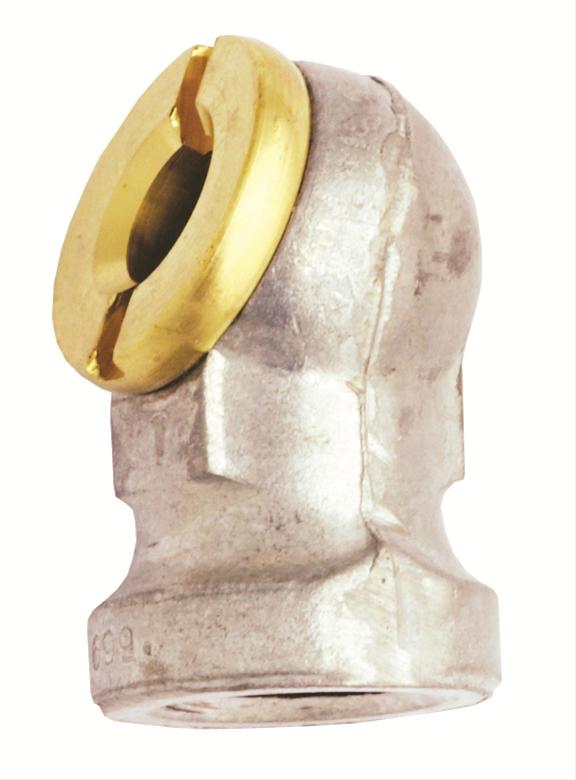 close up of an air inflator chuck