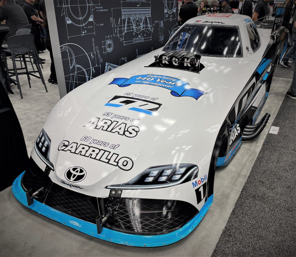 Del Worsham toyota supra nhra funny car