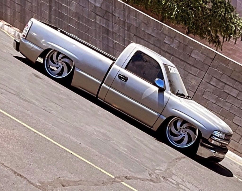 lowered obs silverado truck