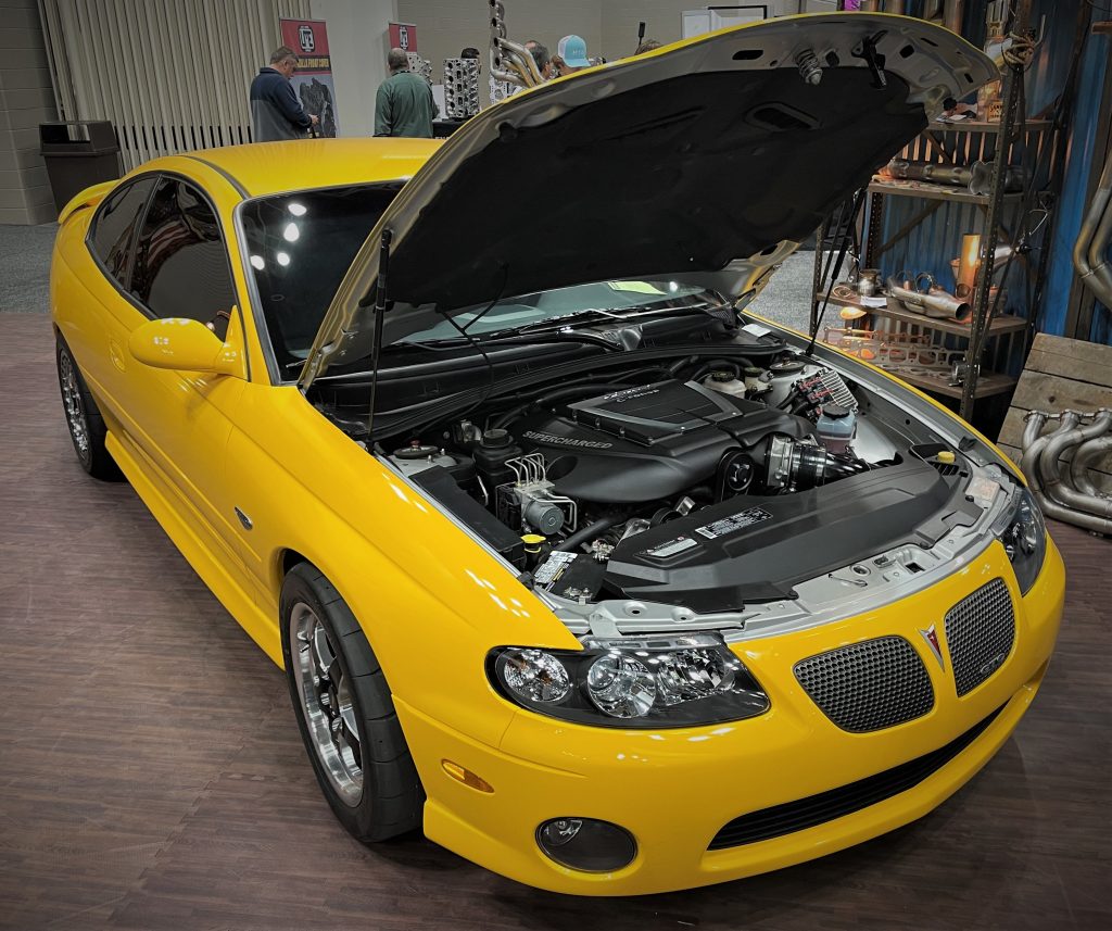 modified yellow 2006 pontiac gto