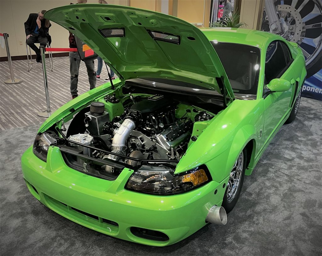 sn95 ford msutang pro mod drag car