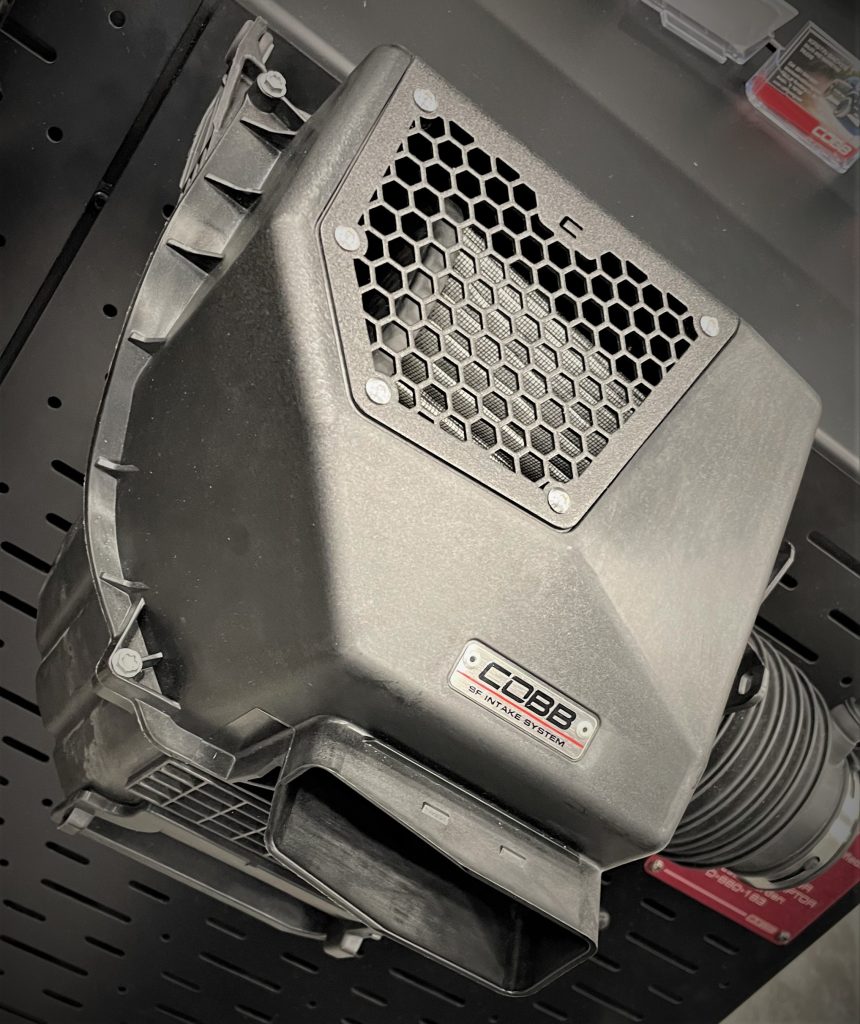 cobb tuning airbox on display