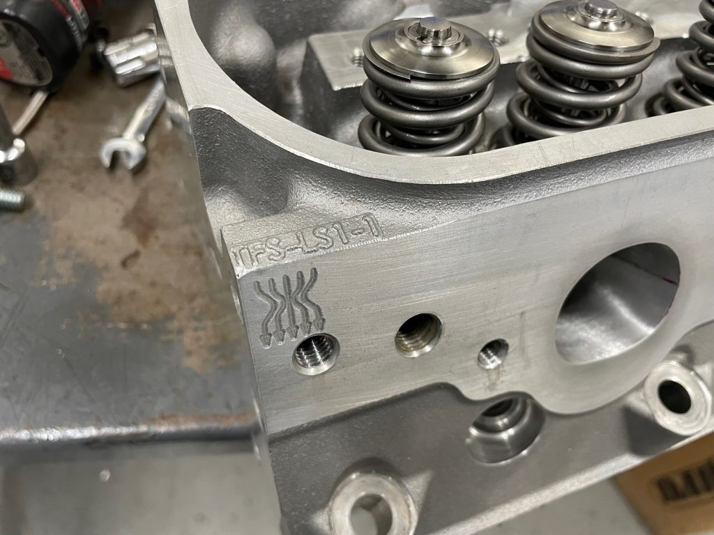 casting marks on a trick flow cylinder head