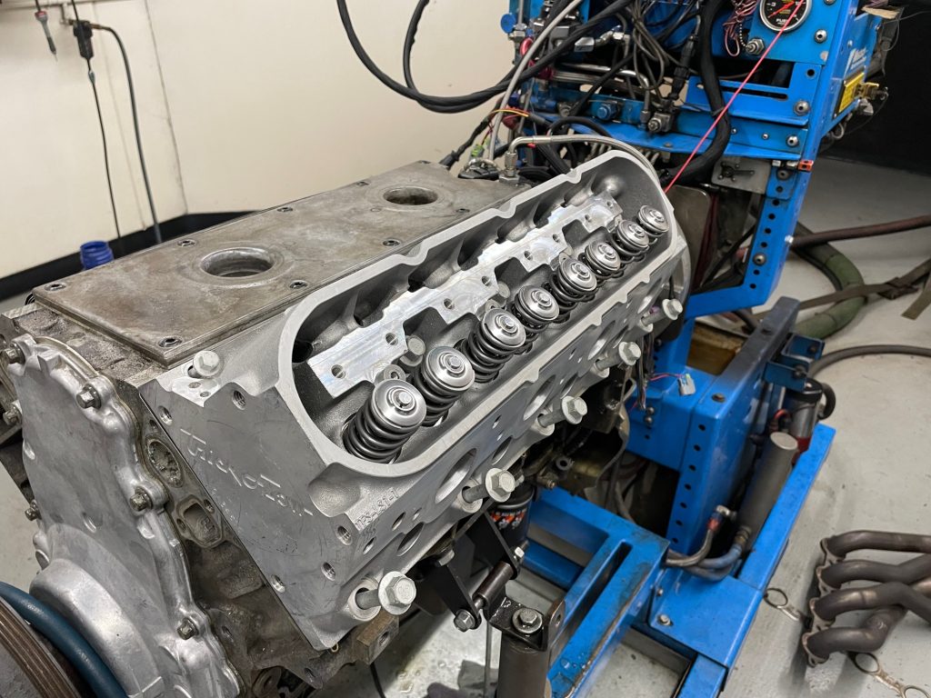 trick flow cylinder head on an ls engine