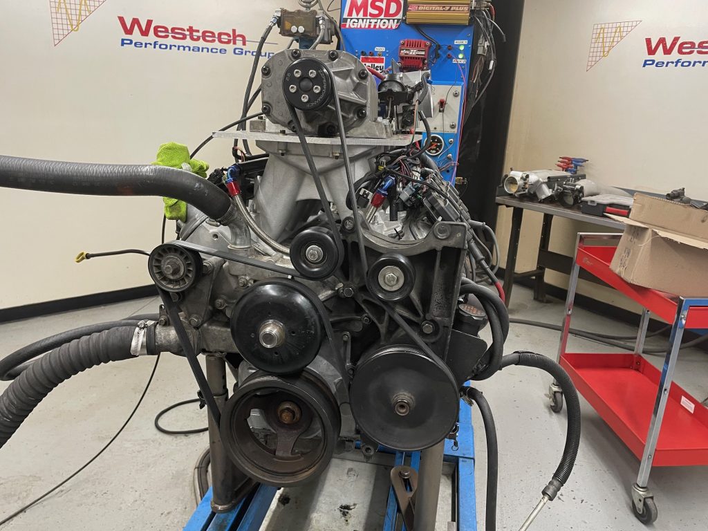 serpentine belt with supercharger on an ls engine