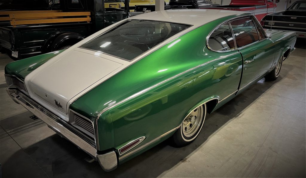 rear view of an amc marlin fastback coupe