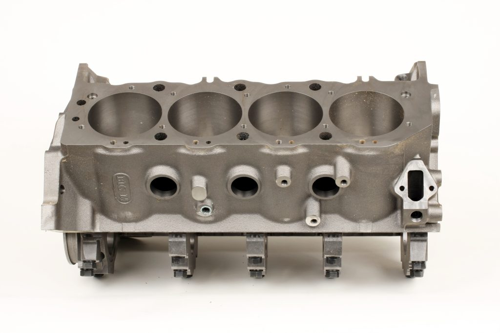 bare engine block