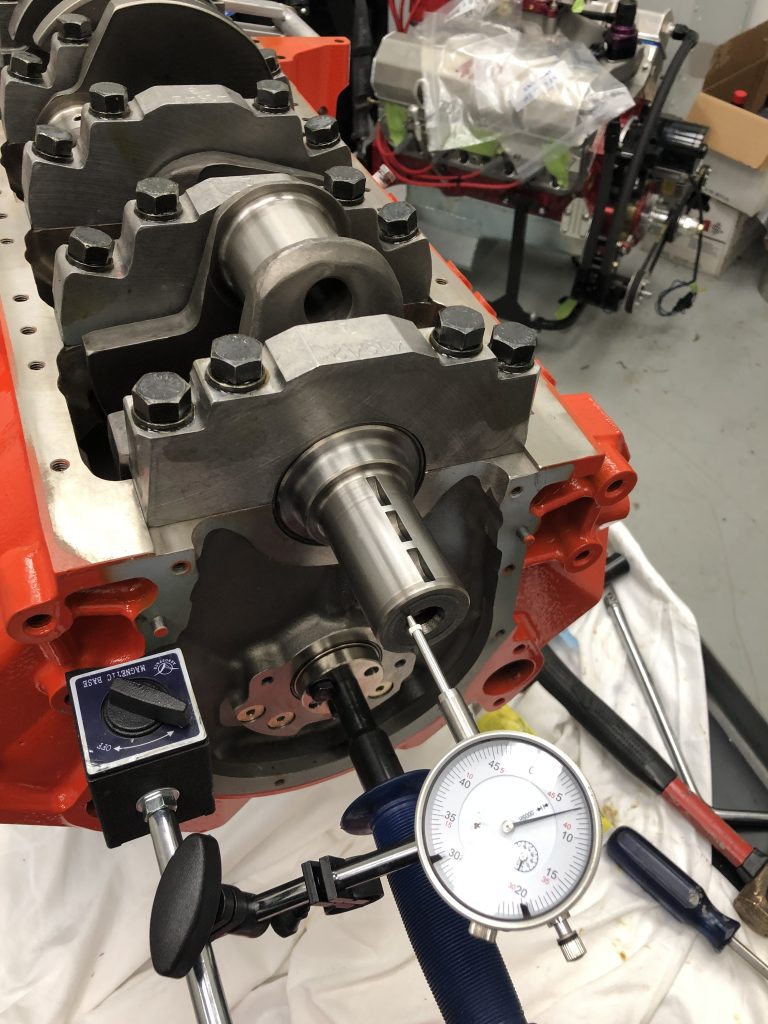 checking crankshaft endplay on an engine