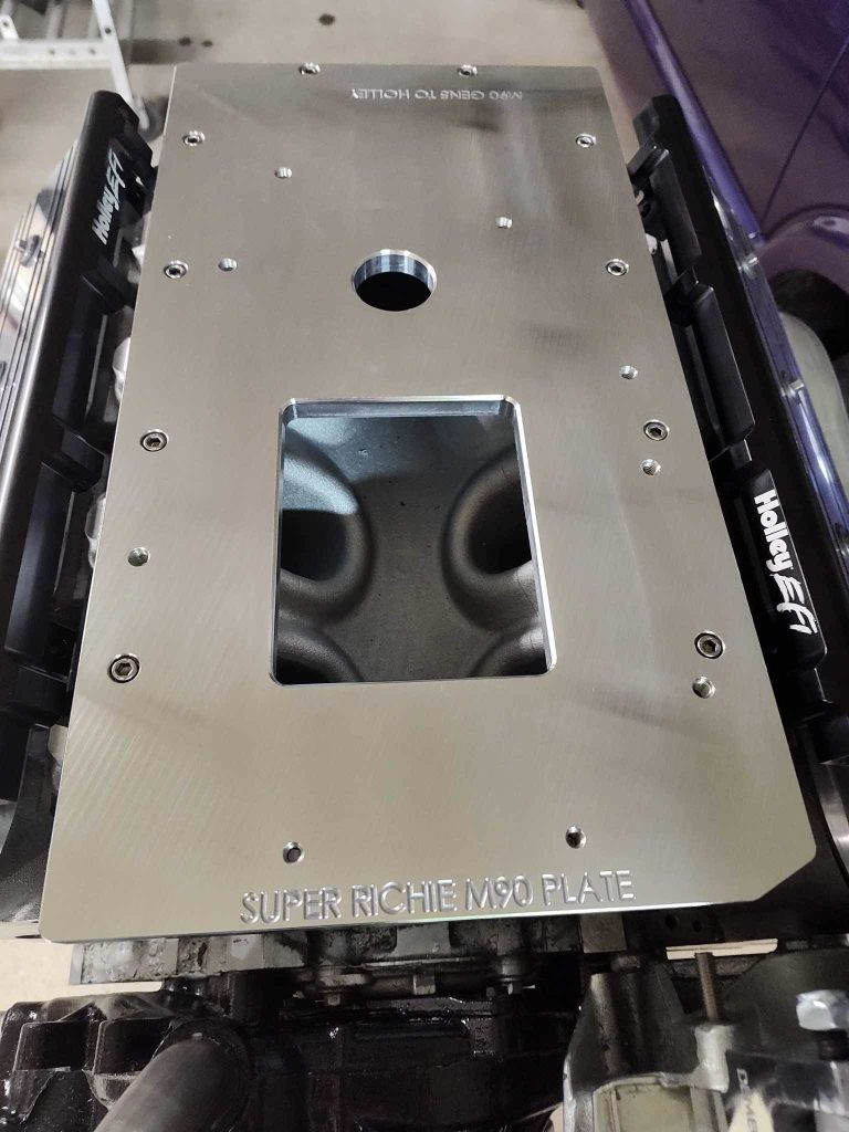 intake blower manifold adapter plate
