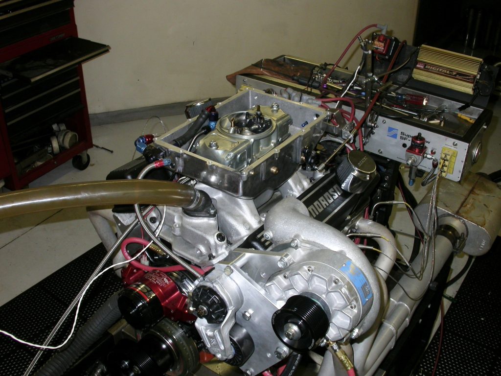 supercharger intake manifold base installed