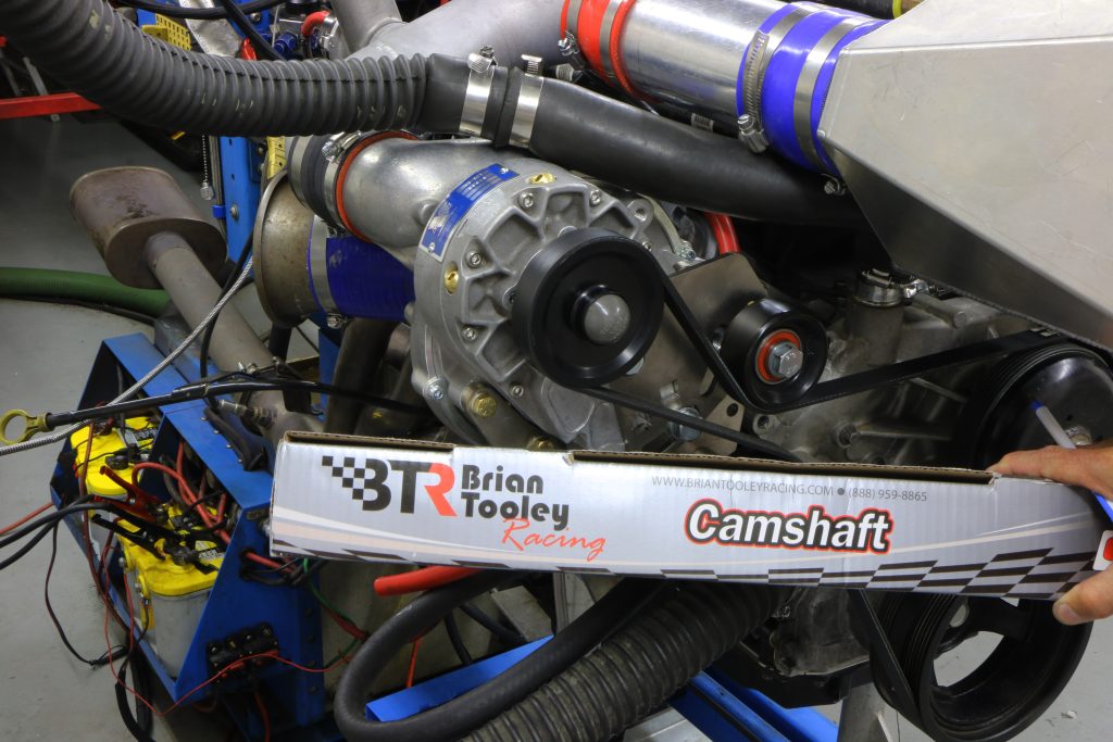 btr camshaft near an ls engine