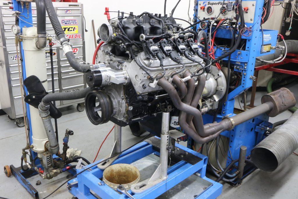 ls engine on a dyno