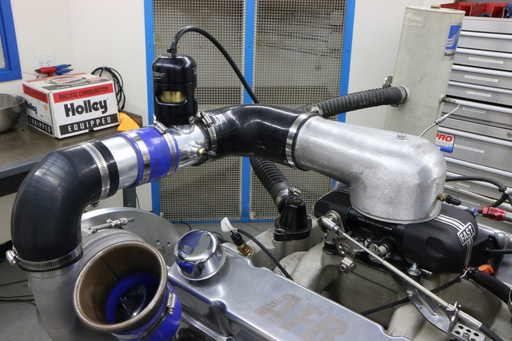 blow through supercharger on a throttle body efi