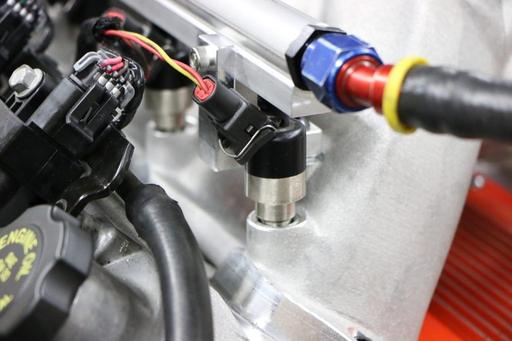 sensor installed on an intake manifold