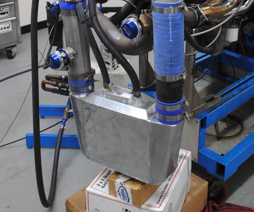intercooler on an ls engine dyno test