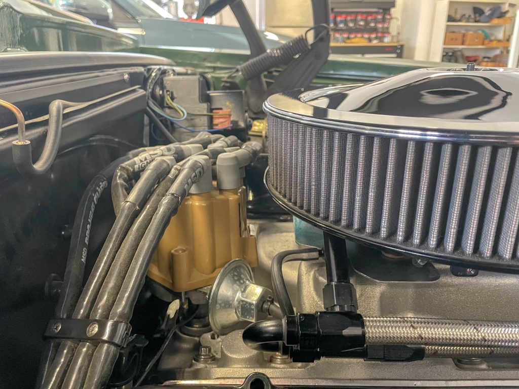 distributor to air cleaner clearance check