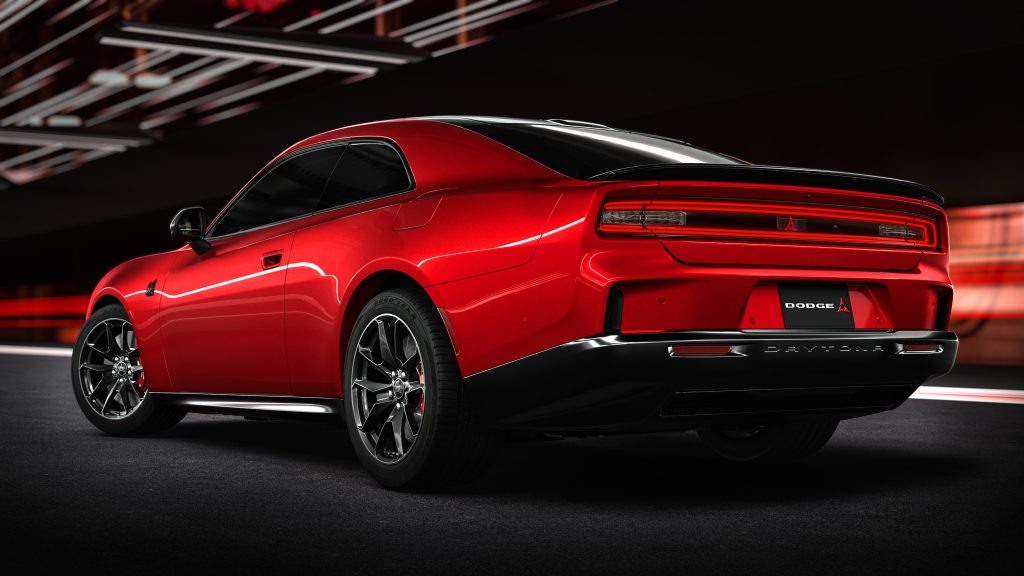 rear quarter view of preproduction dodge charger coupe