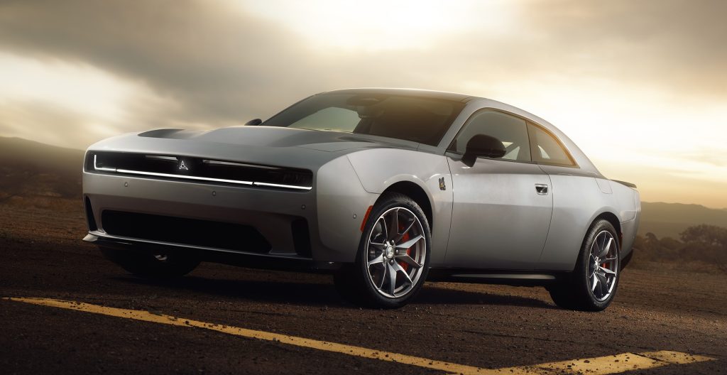 silver 2024 dodge charger EV
