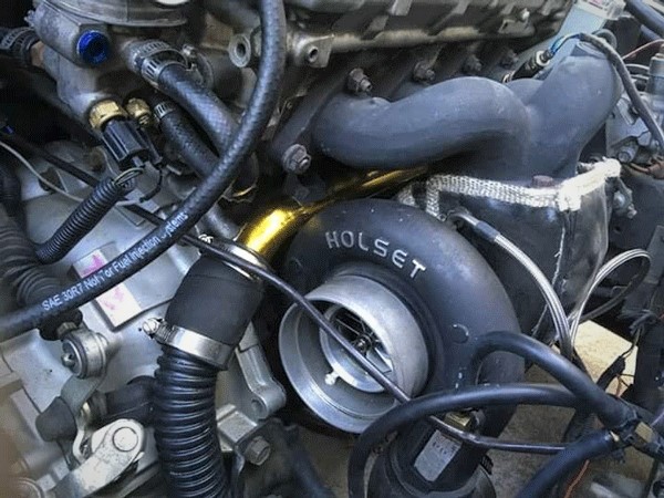 turbocharger inside an eagle talon