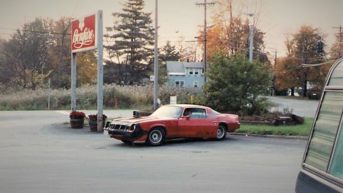 vintage photo of a second-gen Chevy Camaro