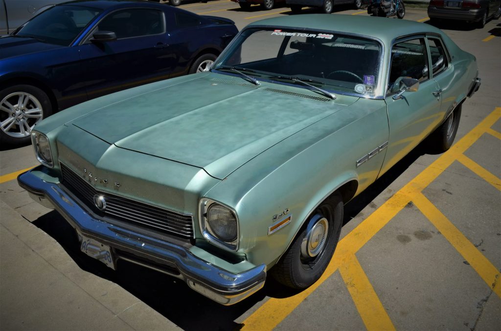 1973 buick apollo x-body parked at Summit Racing