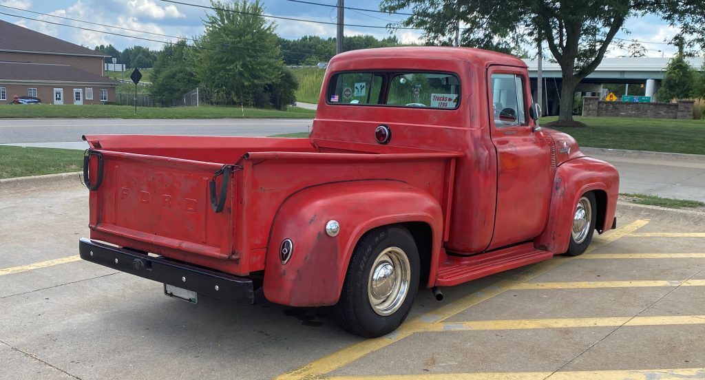 1956 ford f100 rear view